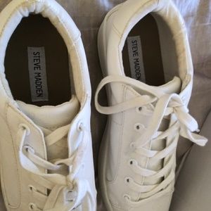 Steve Madden Bertie All White Sneakers